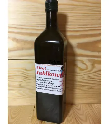 Ocet jabłkowy 1 Litr  w szklanej butelce